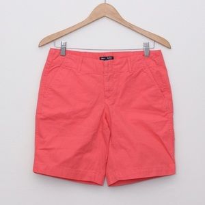 Gap | Hadley 8.5” inseam coral shorts EUC